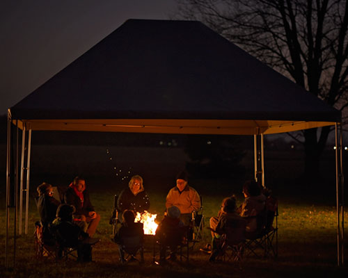 Campfire Canopy Fire Shelter Fire Pit Tent