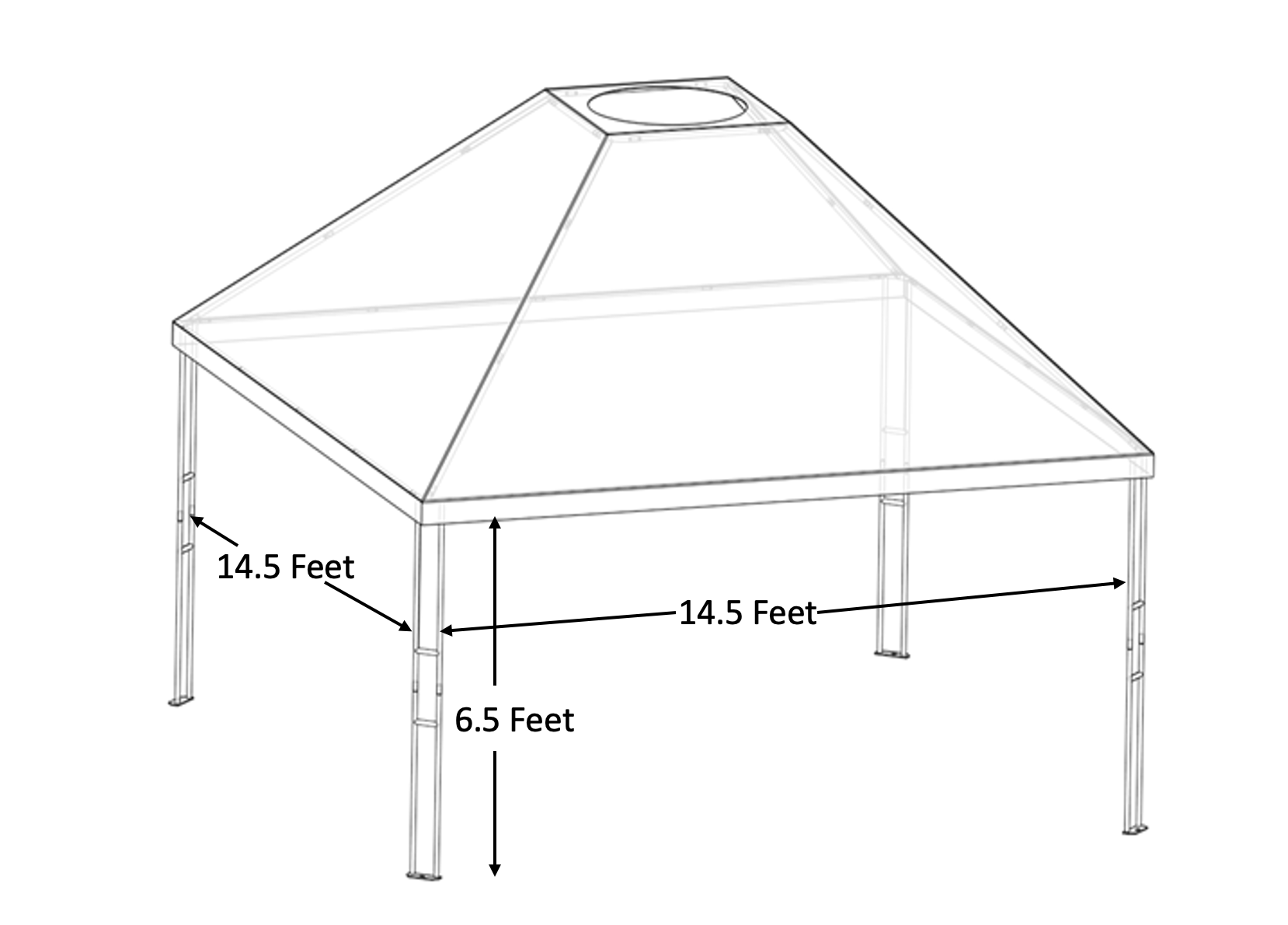 Campfire Canopy Fire Shelter 